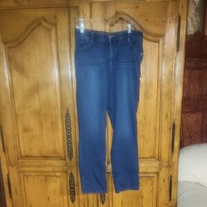 Democracy Jeans Absolution High Rise Straight Leg Jeans Sz 18 Gently Used